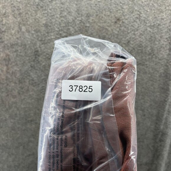 Ermenegildo Zegna Polo Shirt Mens 54 Brown Red Windowpane 100% Cotton Italy - Picture 11 of 11